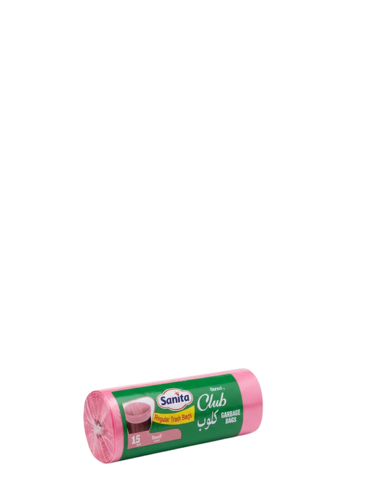 اكياس نفايات كلوب 15L وردي